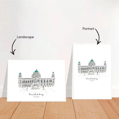 Belfast City Hall Art Print