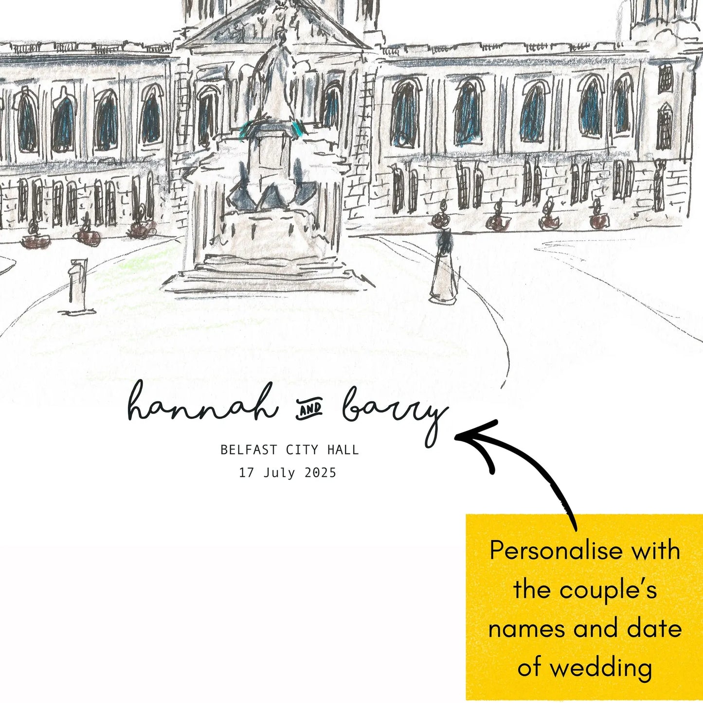 Belfast City Hall Art Print