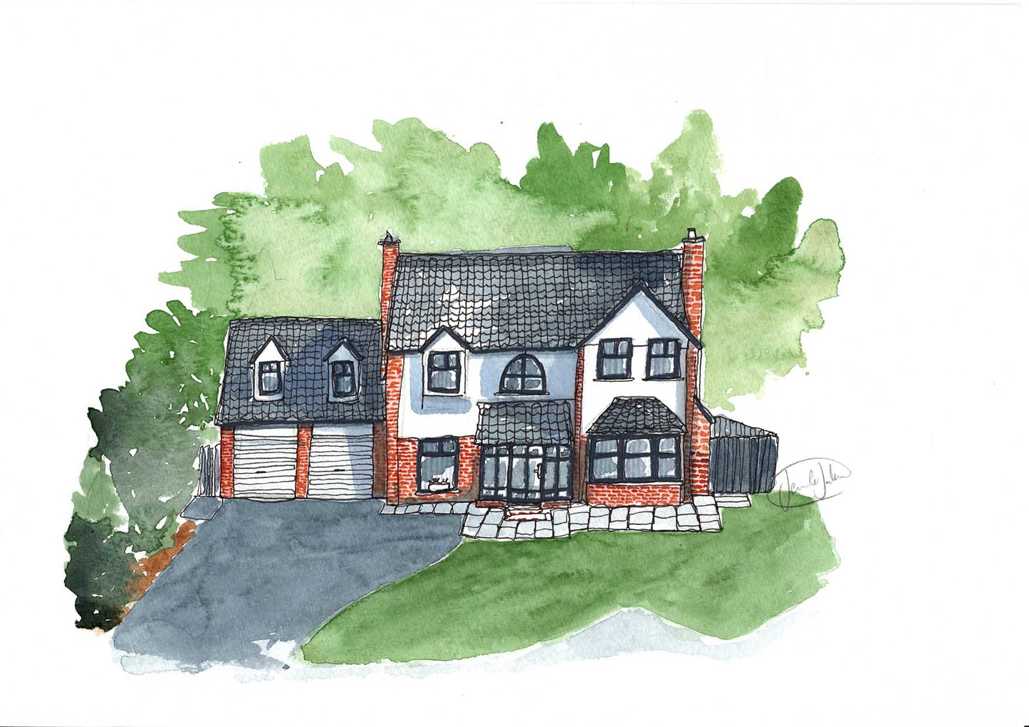 Custom House Portrait