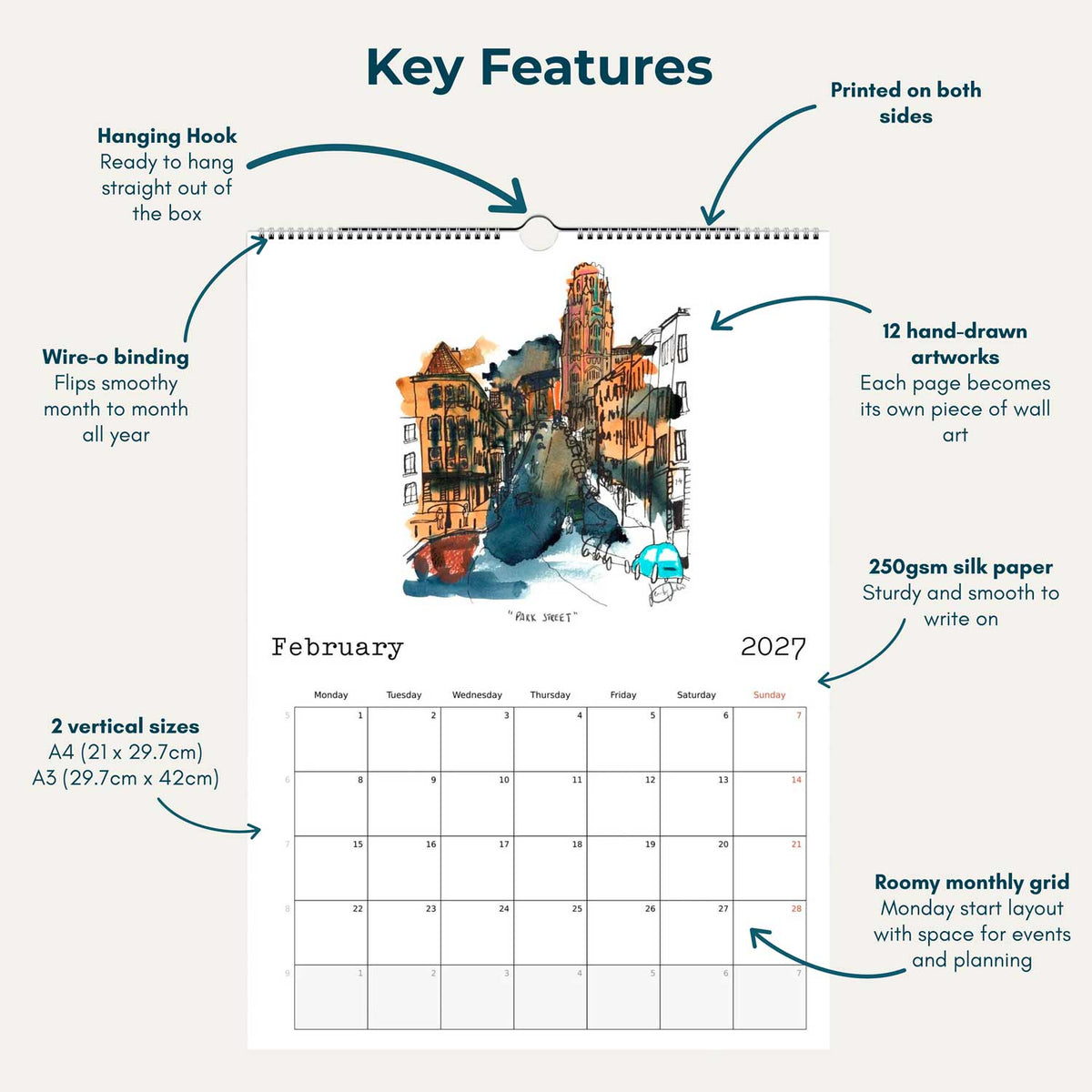 2027 Bristol Calendar