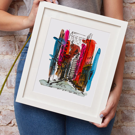 Nassau Street, NYC Print