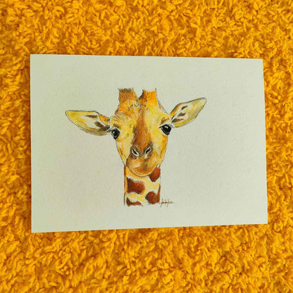 Giraffe drawing - Original