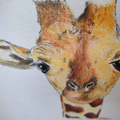 Giraffe drawing - Original
