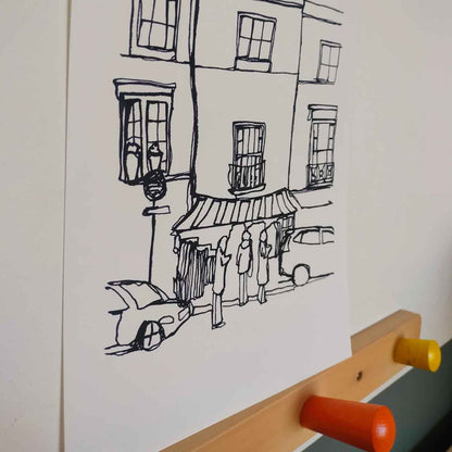89 Portobello road art print