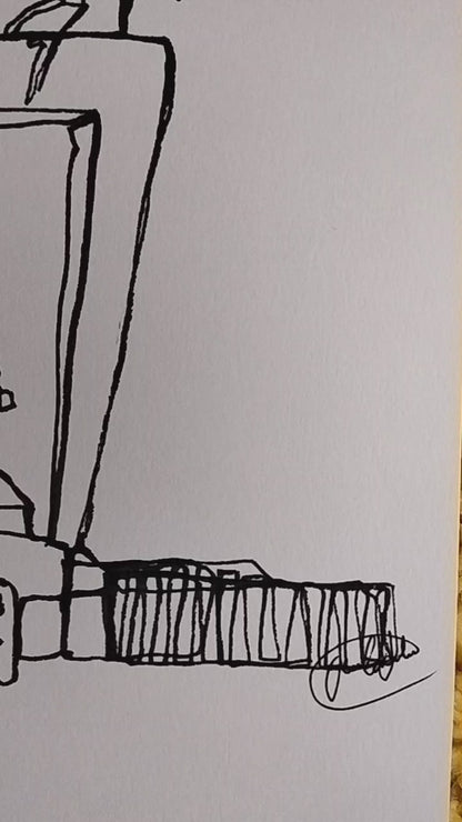 Cranes & Whirls - Original