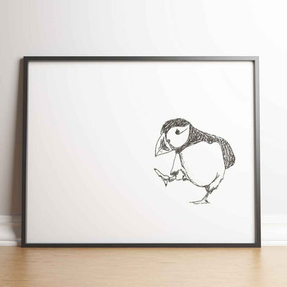 Huffin Puffin - Print