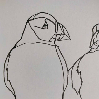 Puffin Pair - Original