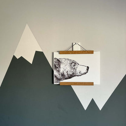 Sleepy Bear Print