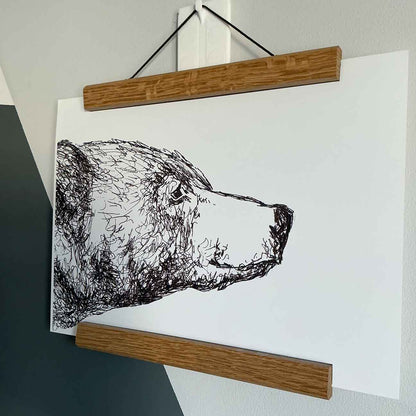 Sleepy Bear Print