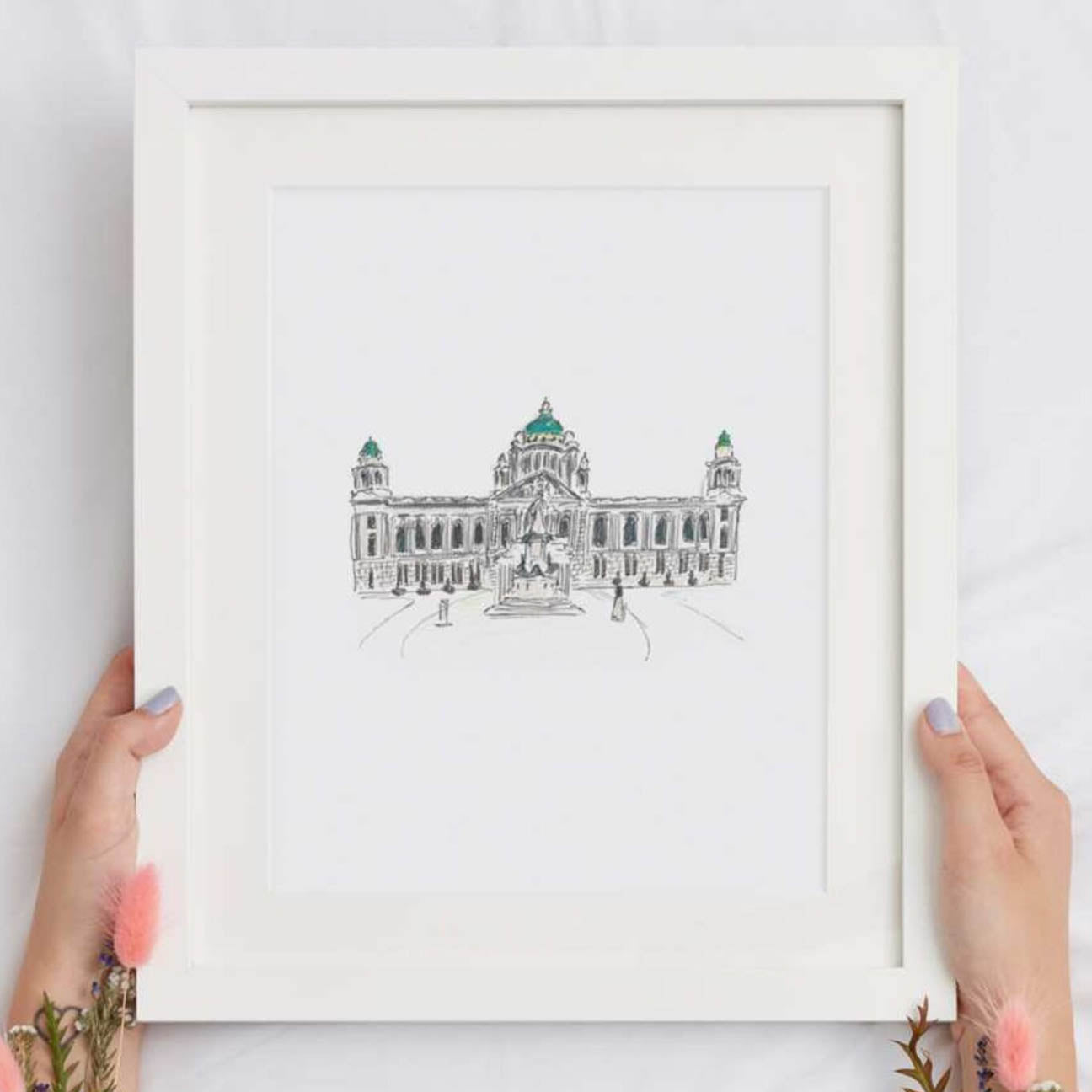 Belfast City Hall Art Print
