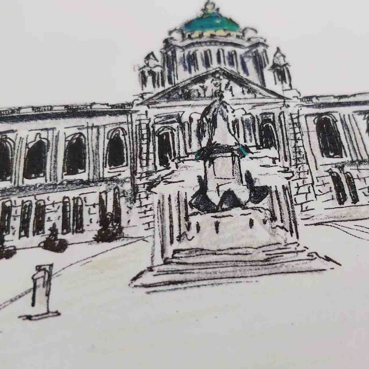 Belfast City Hall Art Print