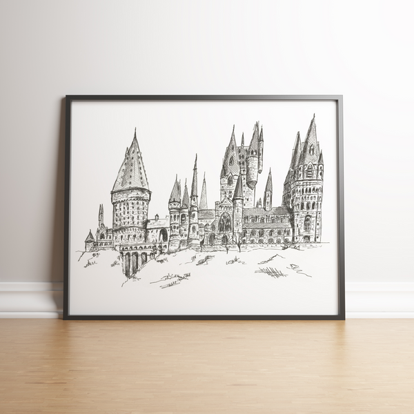 Hogwarts Art Print