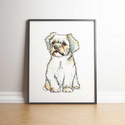 Pet Portrait - hand drawn