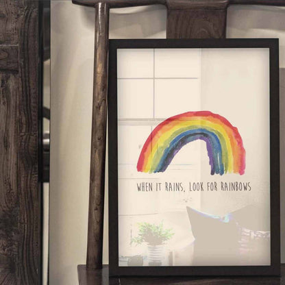 When it rains, look for rainbows