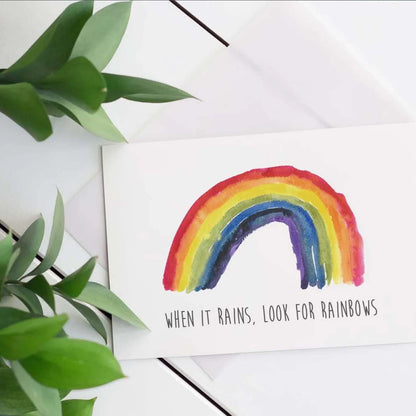 When it rains, look for rainbows