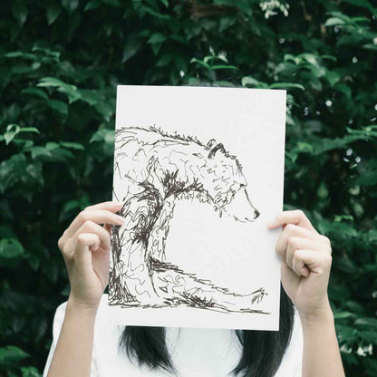 Scruffy Bear in Pen